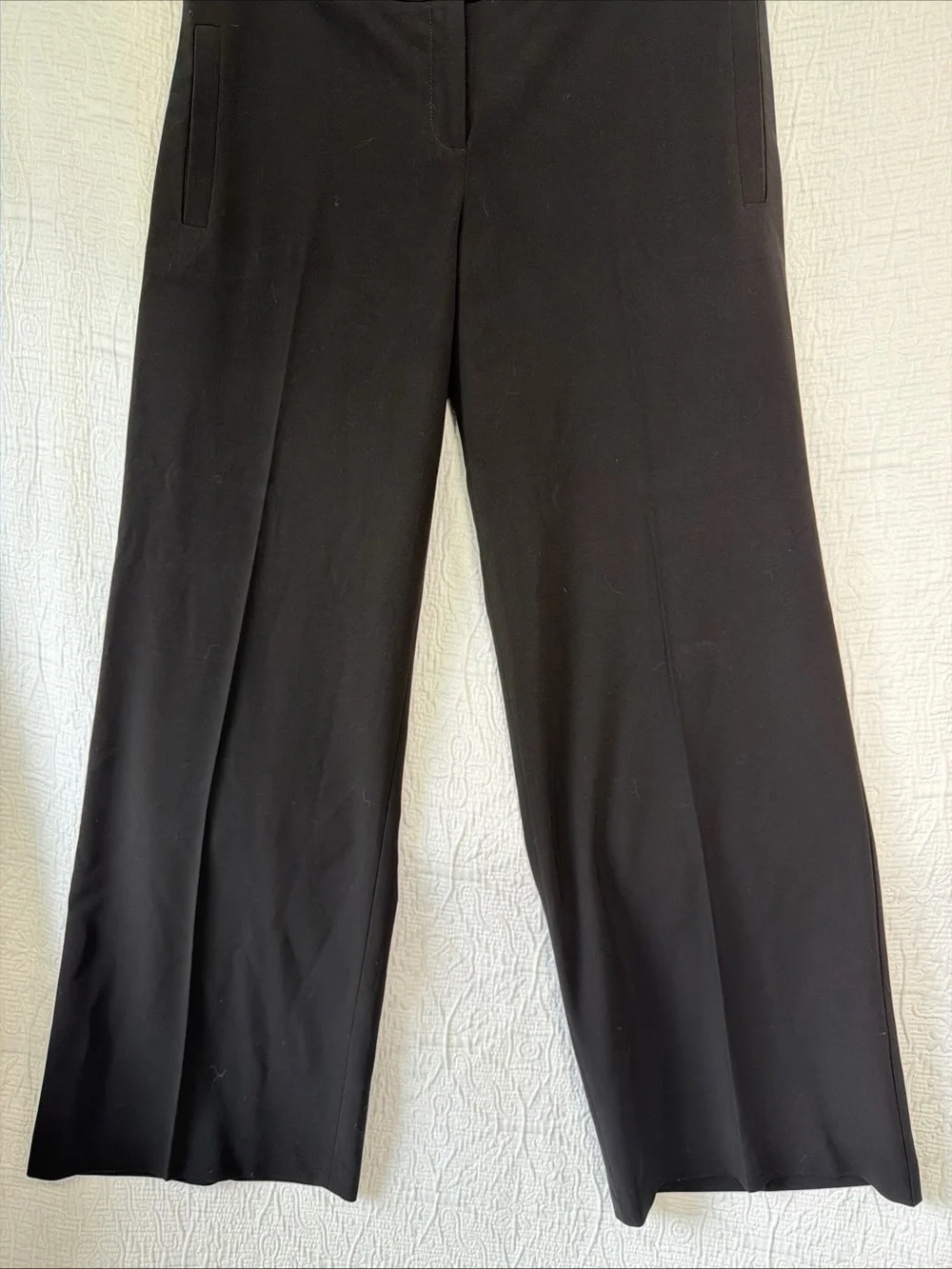 The Limited Cassidy Wide Leg Dress Pants Size 10 Black Trousers Slacks Office - Picture 3 of 16